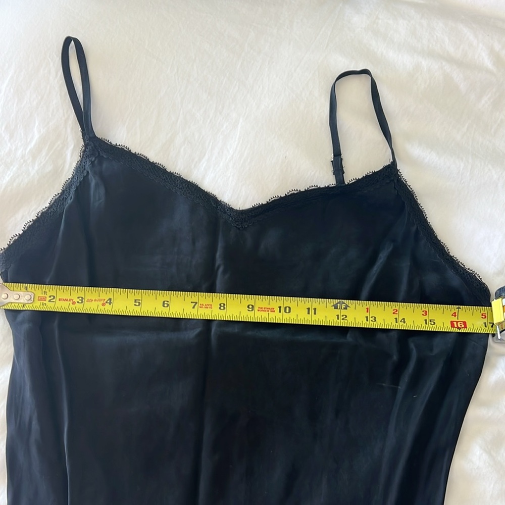 Cotton On Black Lace Trim Slip Dress ~size 10 - Picture 12 of 12